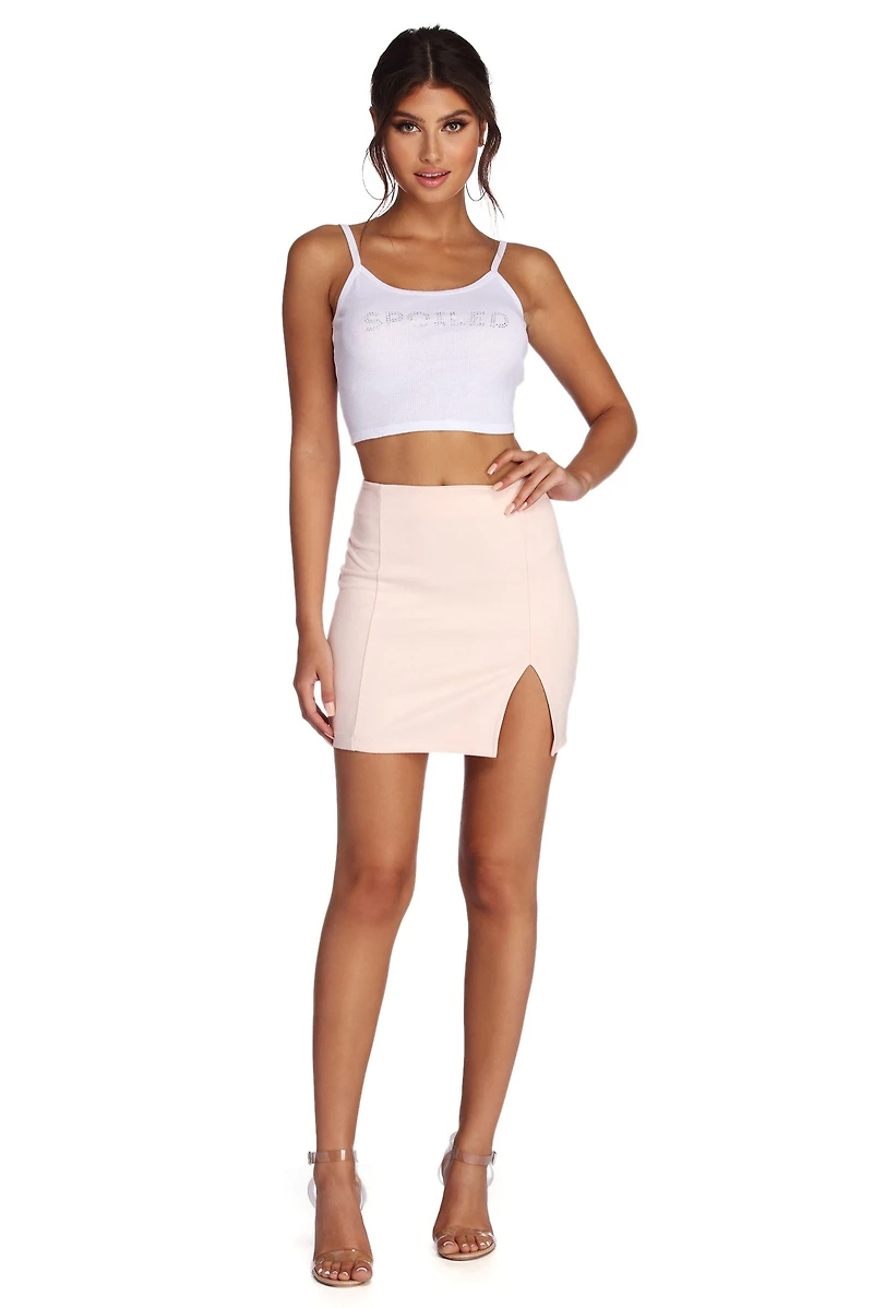 Spoiled Heat Stone Crop Top
