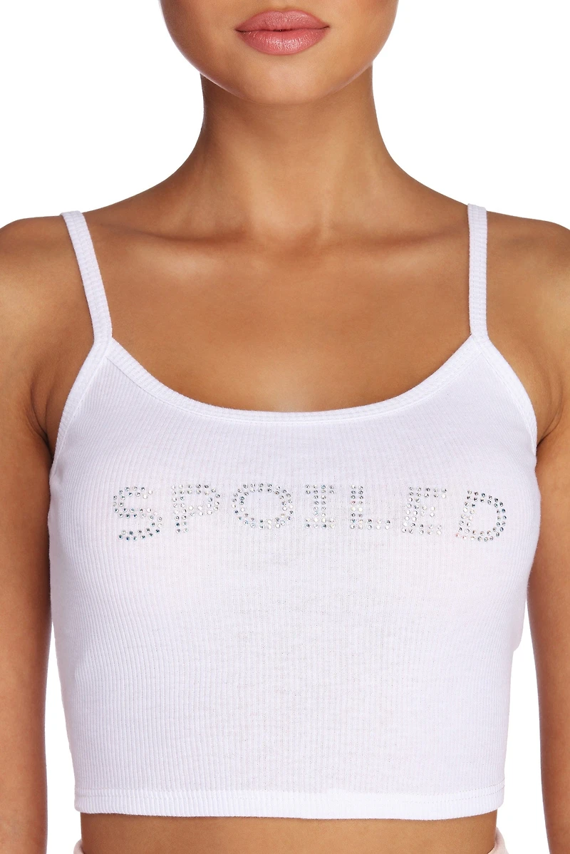 Spoiled Heat Stone Crop Top
