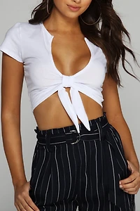 Here's The Scoop Crop Top