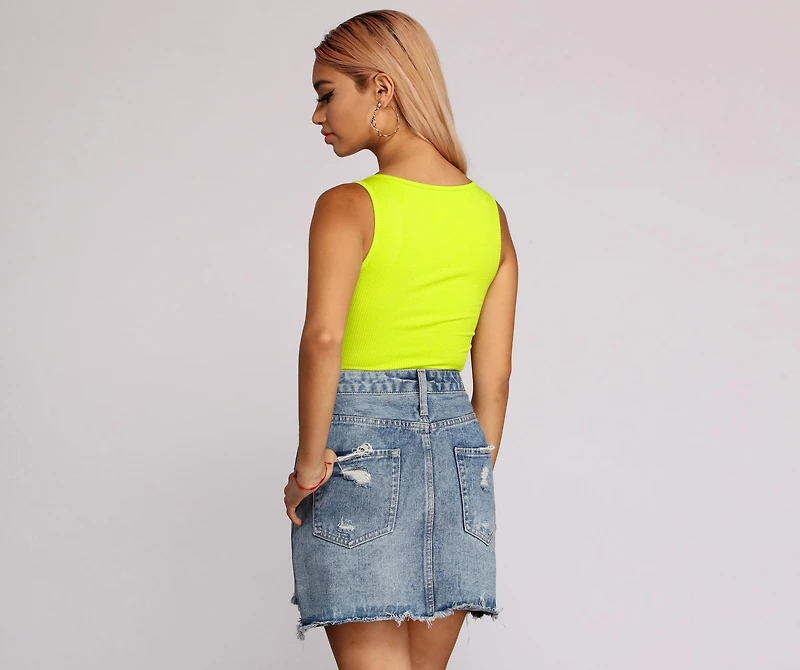 Baseline Ribbed Cutout Tank