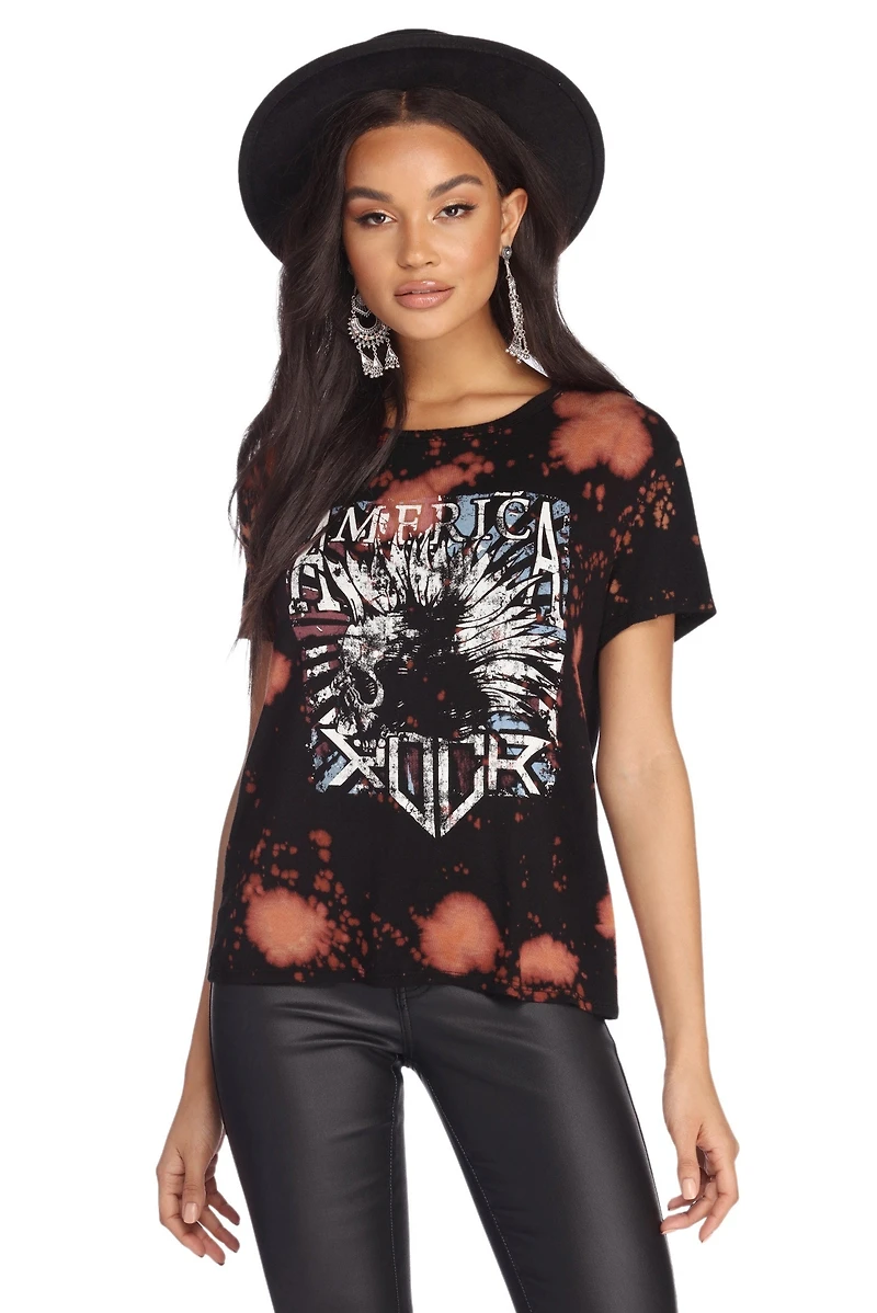 Rock On America Graphic Tee