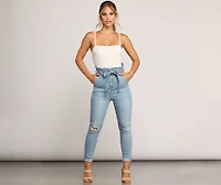 Need It Now Ribbed Bodysuit