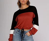 Good Sport Drawstring Top