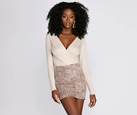 Knit For a Good Time Bodysuit