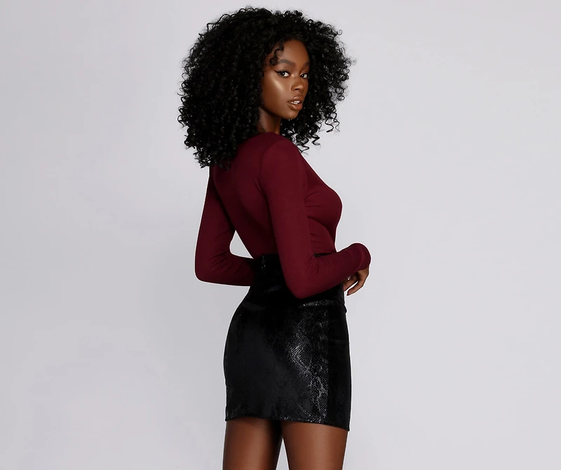 Knit For a Good Time Bodysuit