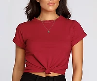 Knot About That Cuffed Top