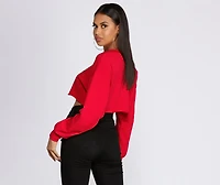 Sinner Crop Crew neck