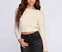 Those Cozy Feels Crop Top