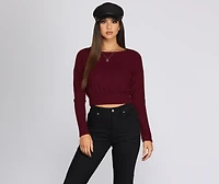Those Cozy Feels Crop Top