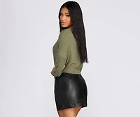Those Cozy Feels Crop Top