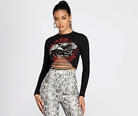 Born To Ride Crop Top