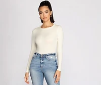Feeling Basic Crew Neck Top