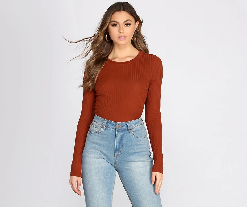 Feeling Basic Crew Neck Top
