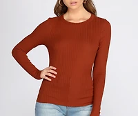Feeling Basic Crew Neck Top