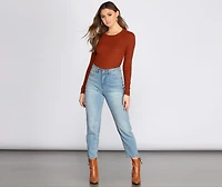 Feeling Basic Crew Neck Top