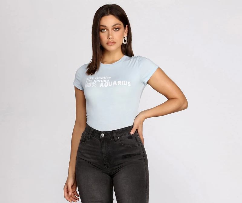 100% Aquarius Tee