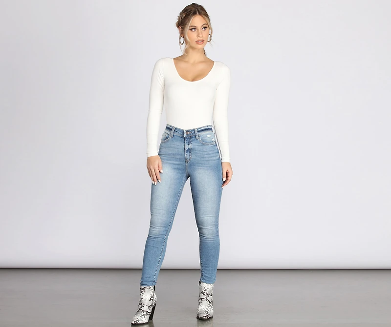 Basic Scoop Neck Bodysuit