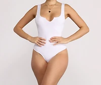 Basic Notch Front Tank Bodysuit