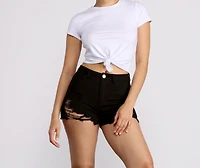 Knot So Basic Crop Top