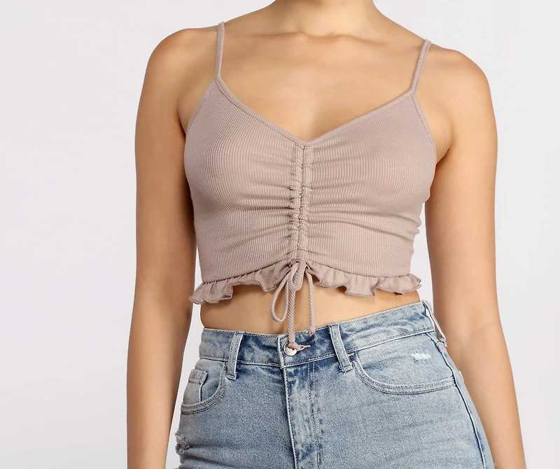 Get A Cute 'Fit Knit Cropped Tank
