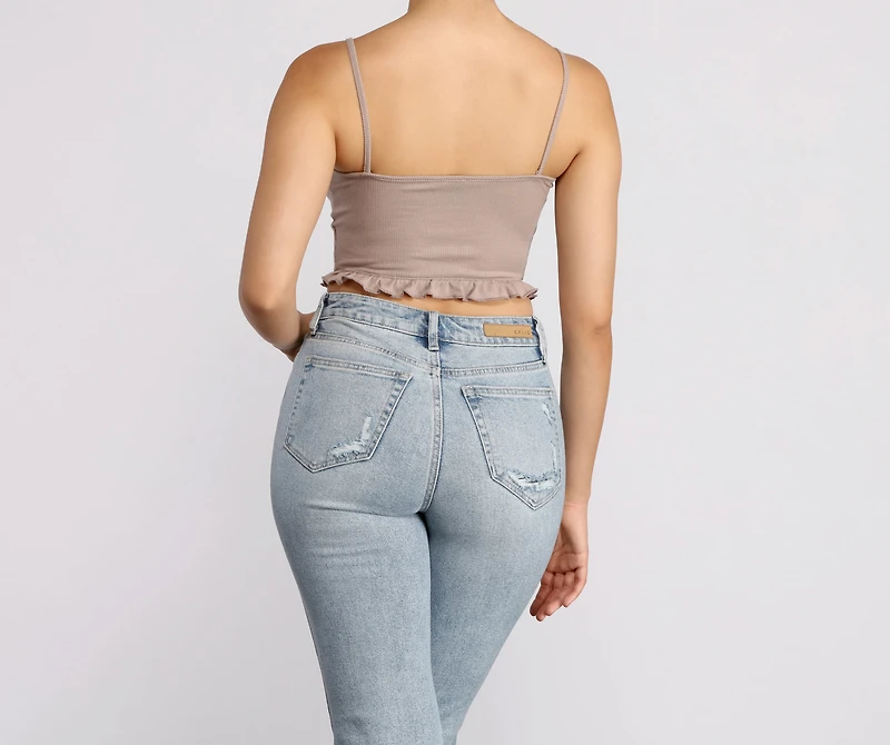 Get A Cute 'Fit Knit Cropped Tank