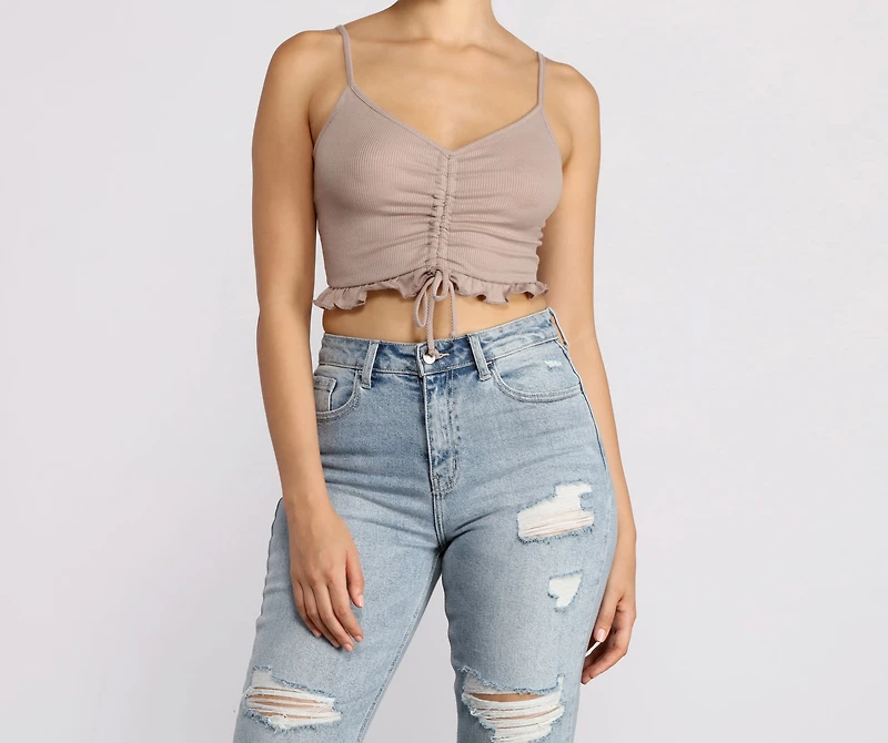 Get A Cute 'Fit Knit Cropped Tank