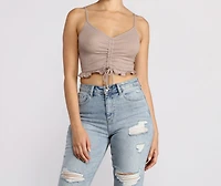 Get A Cute 'Fit Knit Cropped Tank