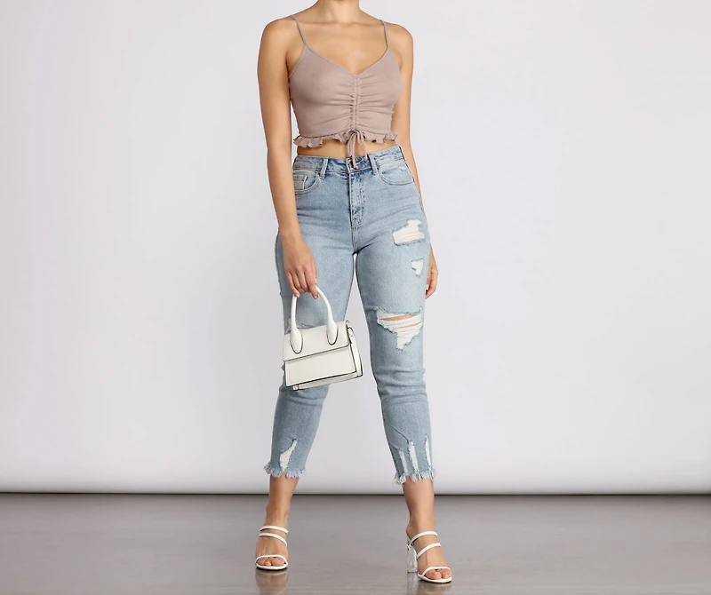 Get A Cute 'Fit Knit Cropped Tank