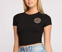 Decorative Skull Graphic Tee