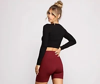 Draw Me Ribbed Crop Top
