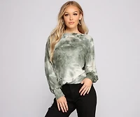 Tie Dye Chic Oversized Top