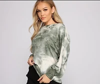 Tie Dye Chic Oversized Top
