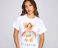 Mariah Carey Rainbow Graphic Tee