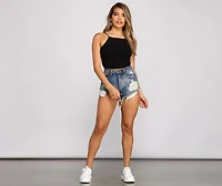 Basic Vibes Halter Crop Top