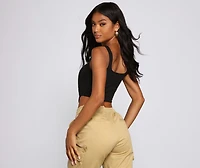 Hit The Road Graphic Bustier