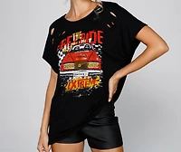 Born For Speed Distressed Graphic Tee