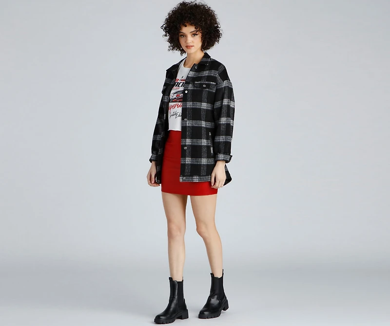 Ready, Set, Go Graphic Cropped Sweatshirt