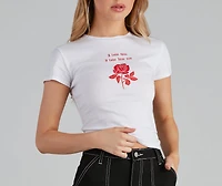 I Love Him, Him Not Graphic Tee