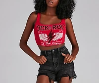 Hit The Road Graphic Bustier