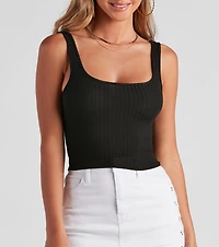 Summer Staple Scoop Neck Tank Top