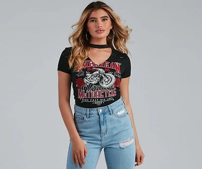 American Dream Choker Graphic Tee