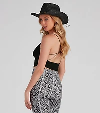 The One Ribbed Knit Crop Tank