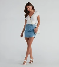 The Perfect Basic Knit Crop Top