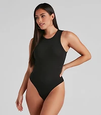 Know The Basics Crew Neck Bodysuit