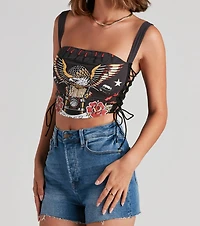 Soar Like An Eagle Graphic Tank Top