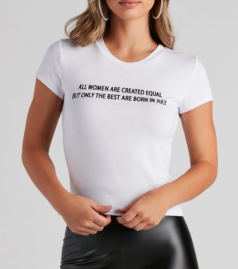 Girl Power Graphic Jersey Tee