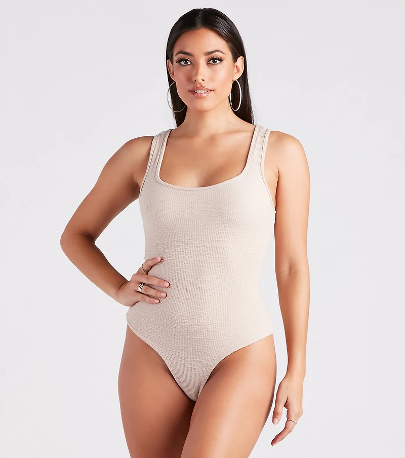 Casual Vibes Sleeveless Scoop Neck Bodysuit