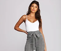 All Up On Knit Bodysuit