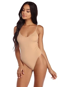 All Up On Knit Bodysuit