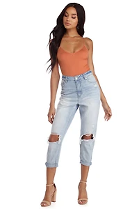 All Up On Knit Bodysuit
